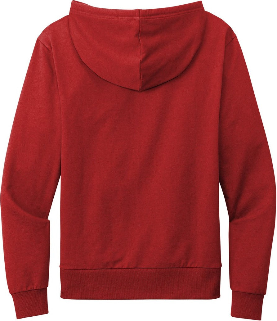 Front View of RevlutnRed Allmade Unisex Organic French Terry Pullover Hoodie AL4000