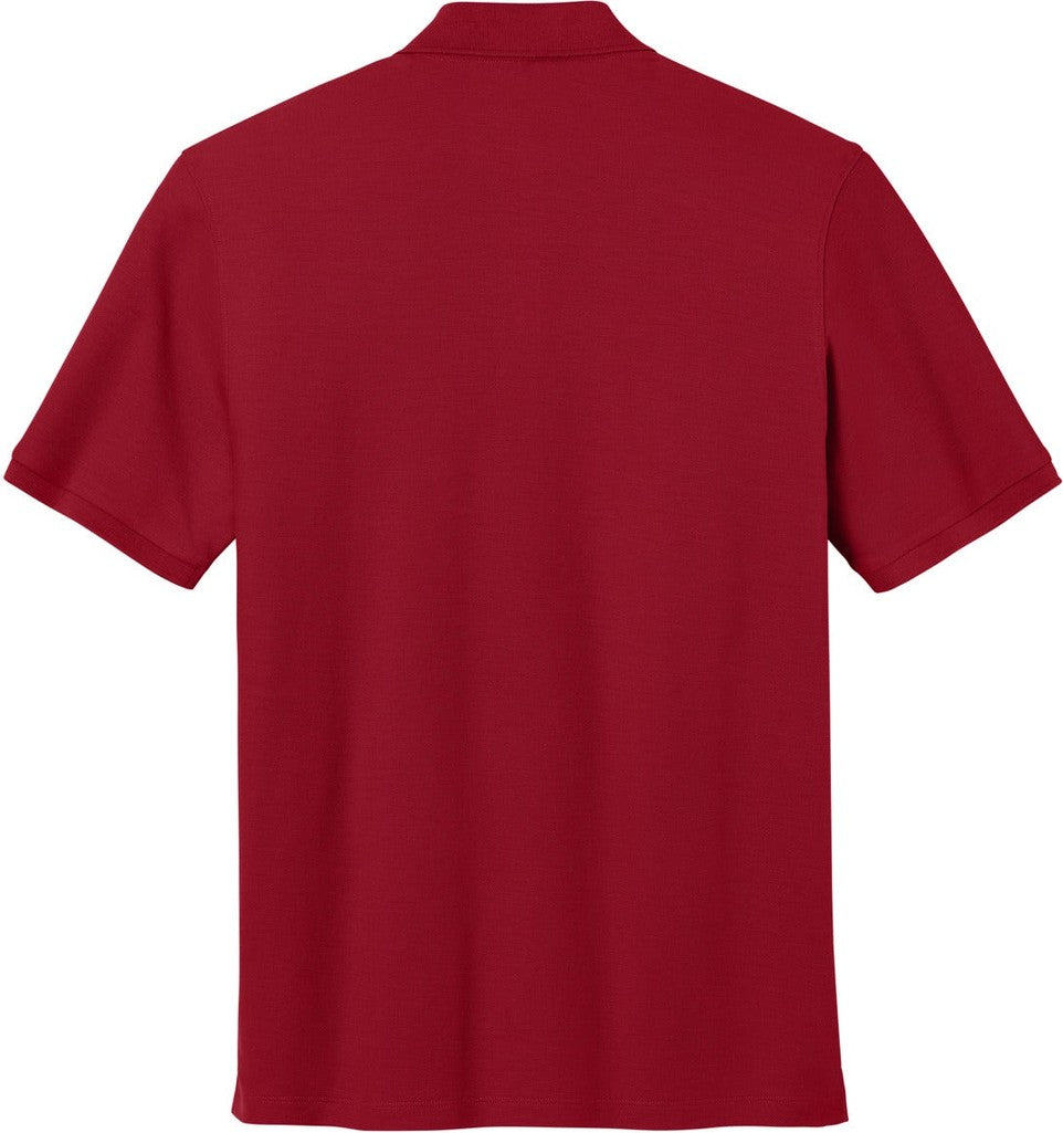 Front View of RichRed Port Authority Wearever Signature Pique Pocket Polo K200P