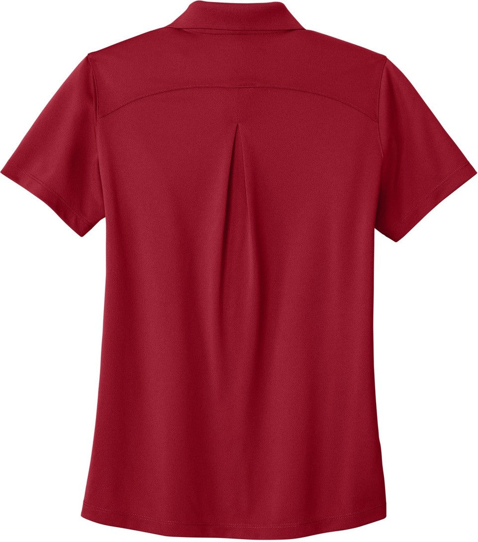 Rear View of RichRed Port Authority Women's Wearever Performance Pique Polo LK240