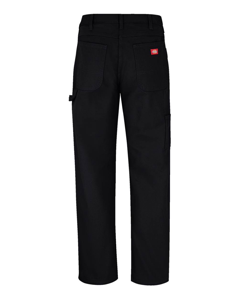 Front View of Rinsed Black - 32I Duck Carpenter Jeans - Extended Sizes - 1933EXT