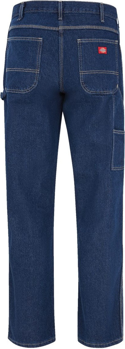 Front View of Rinsed Indigo Blue - 30I Carpenter Jeans - Extended Sizes - 1999EXT