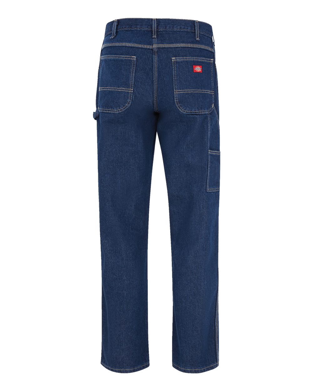 Front View of Rinsed Indigo Blue - 32I Carpenter Jeans - Extended Sizes - 1999EXT