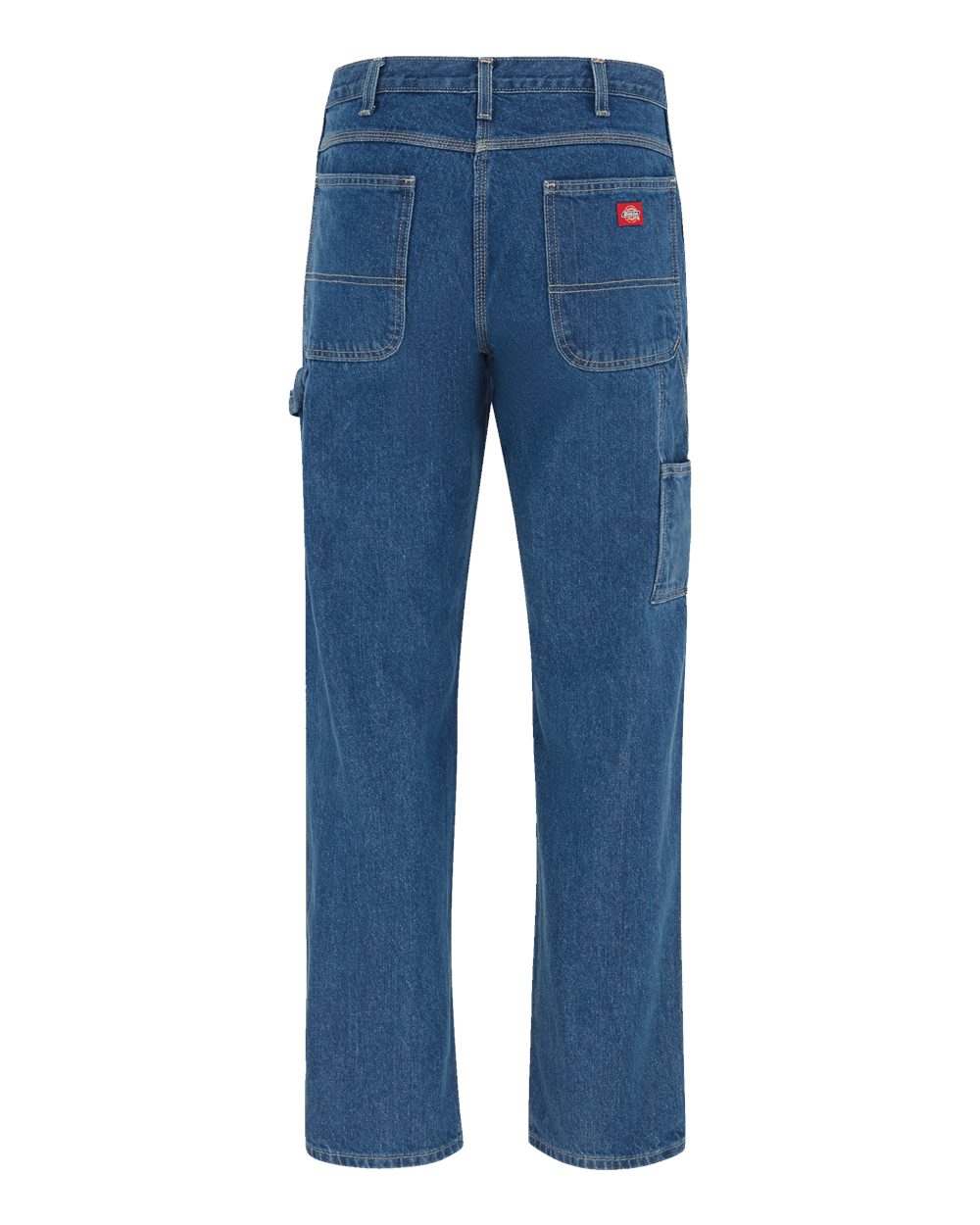 Front View of Rinsed Stonewashed Indigo Blue - 32I Carpenter Jeans - Odd Sizes - 1999ODD