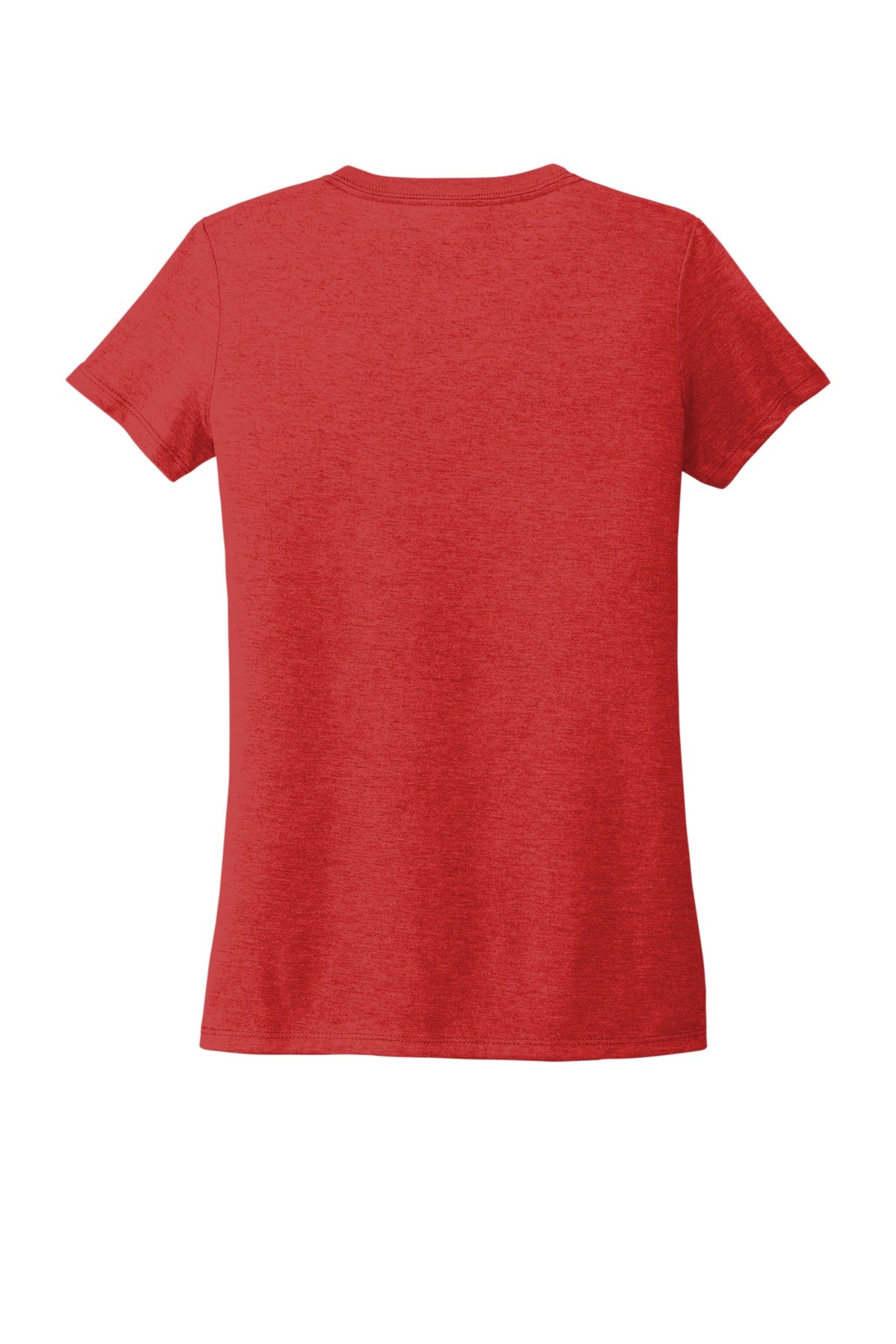 Front View of Rise Up Red Allmade Women's Tri-Blend V-Neck Tee AL2018