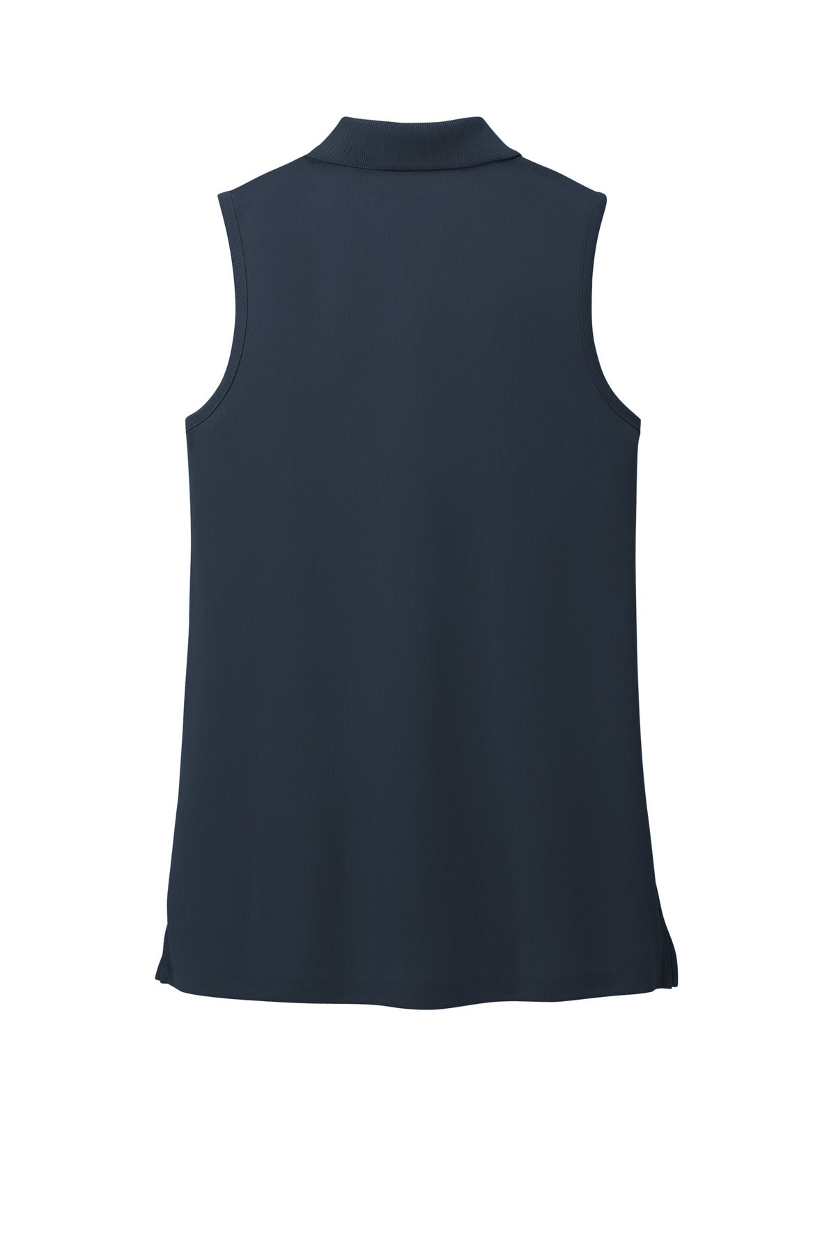 Rear View of RiverBlNv Port Authority Women's Dry Zone UV Micro-Mesh Sleeveless Polo LK110SV