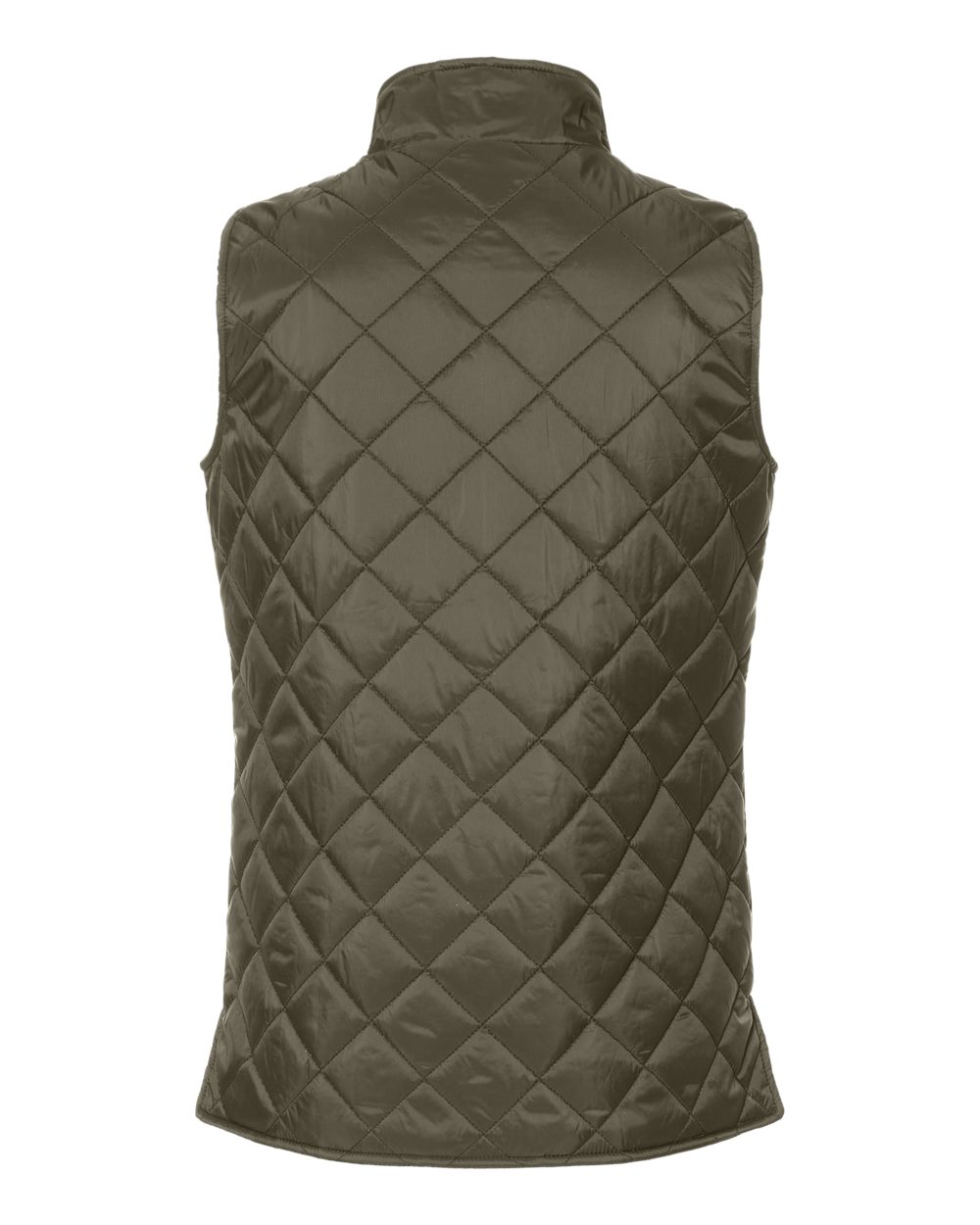 Rear View of Rosin Women's Vintage Diamond Quilted Vest - W207359