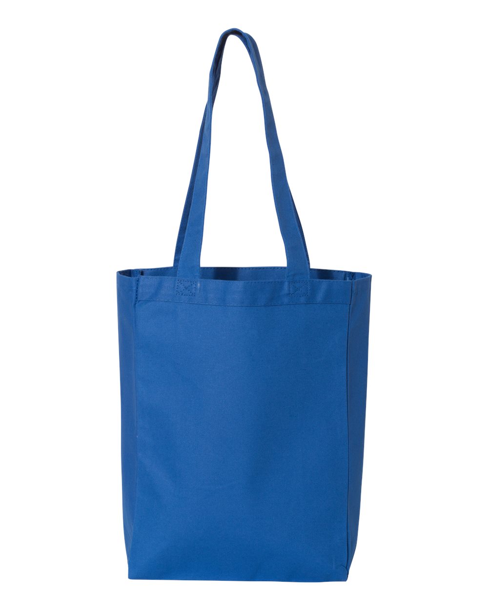 Front View of Royal 12L Gussetted Shopping Bag - Q1000