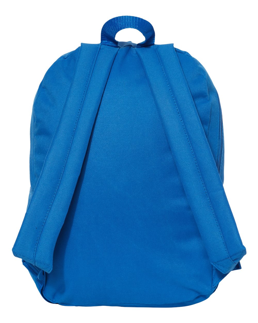 Rear View of Royal 16&quot; Basic Backpack - 7709