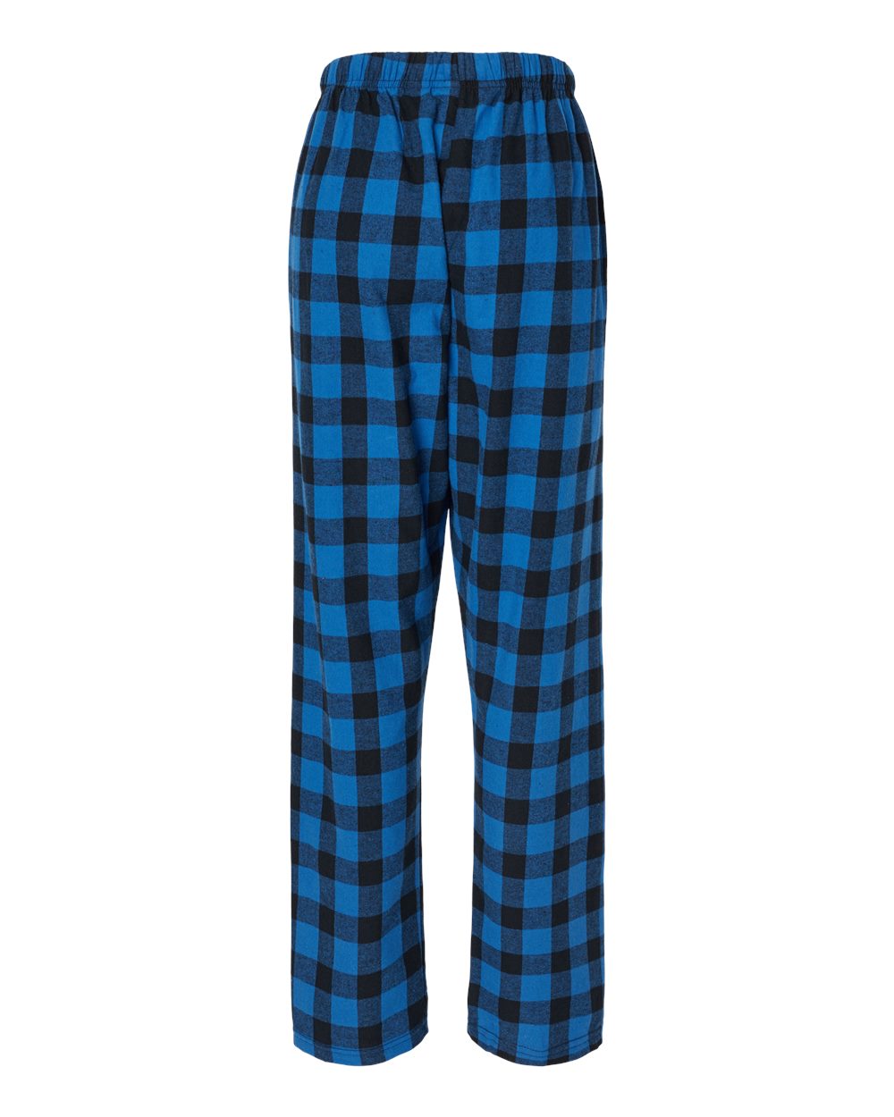 Front View of Royal/ Black Buffalo Women's Haley Flannel Pants - BW6620