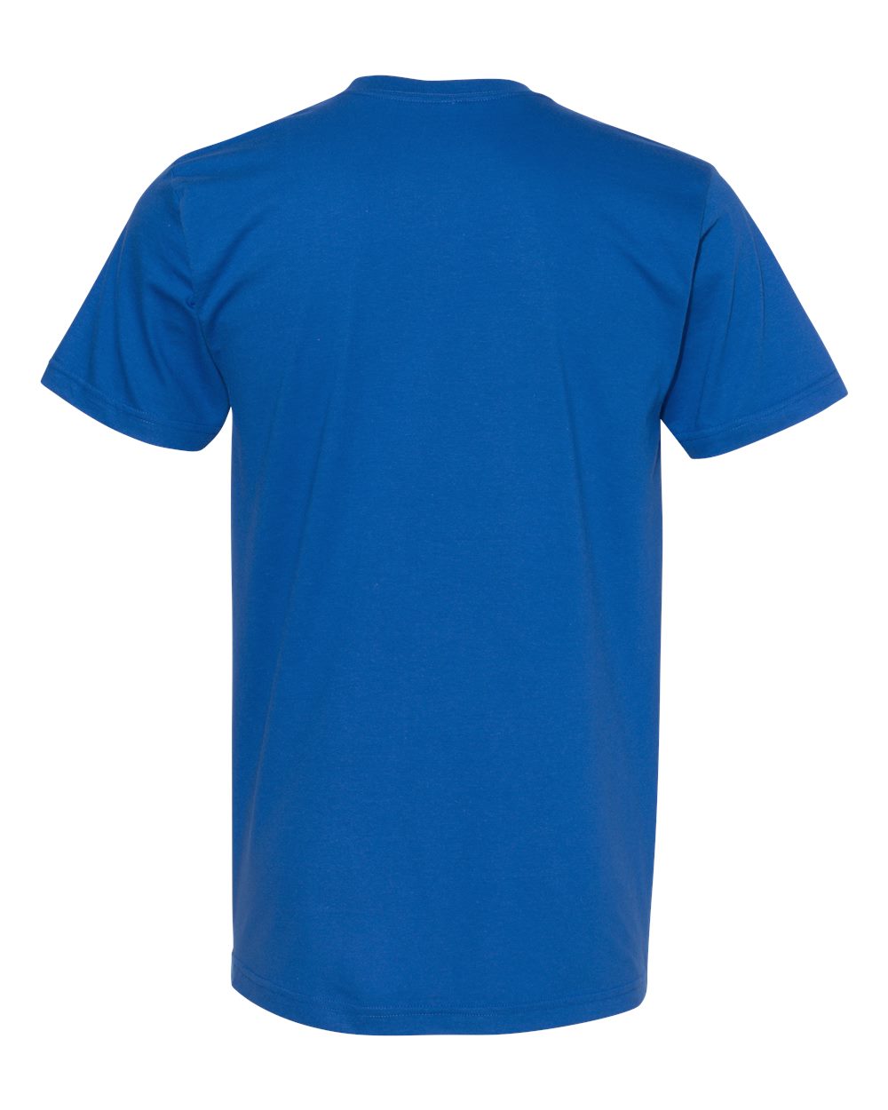 Front View of Royal Blue Fine Jersey Tee - 2001