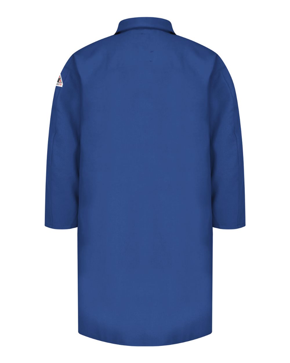 Rear View of Royal Blue Lab Coat - Nomex® IIIA - 6 oz. - KNL2