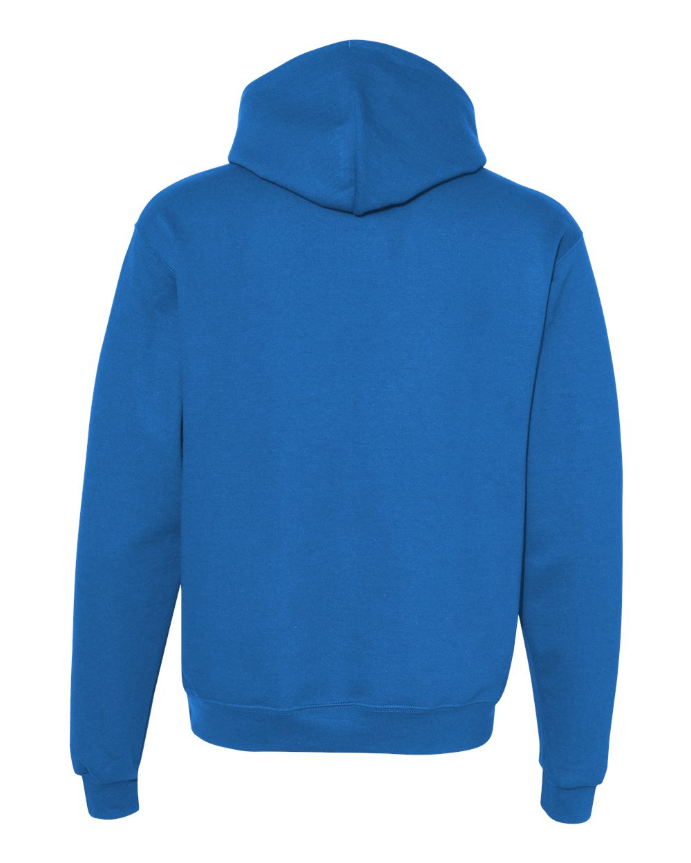 Front View of Royal Blue Powerblend® Hooded Sweatshirt - S700