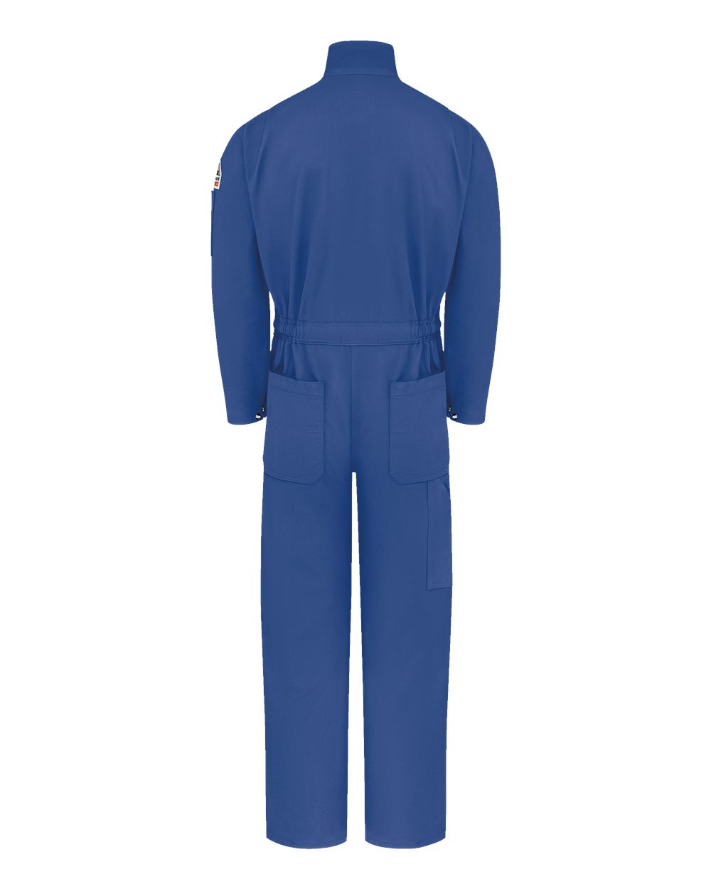 Front View of Royal Blue Premium Coverall - EXCEL FR® ComforTouch® - 7 oz. - CLB2