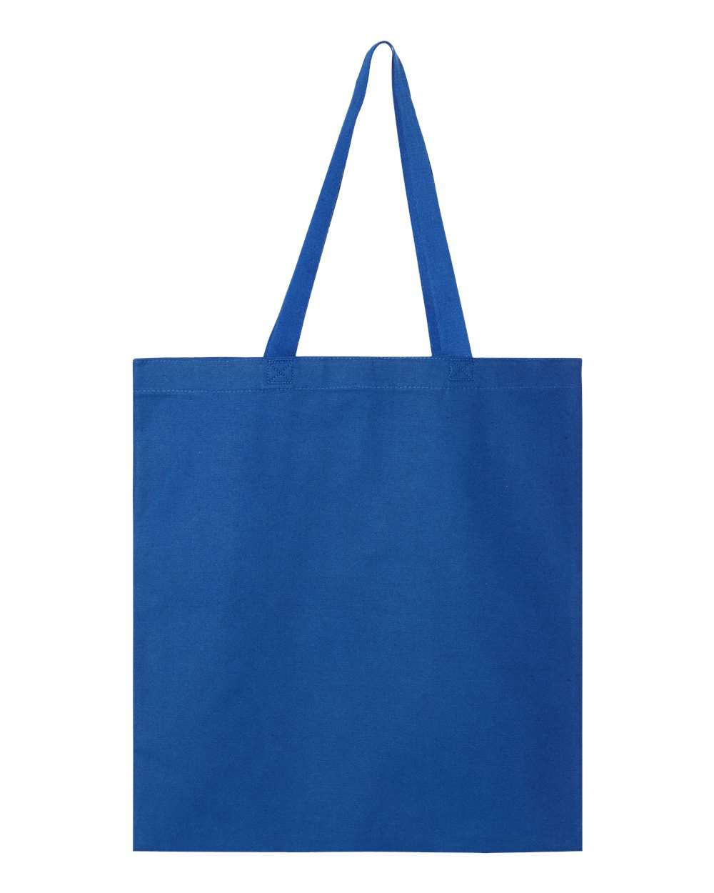 Rear View of Royal Blue Promotional Tote - Q800