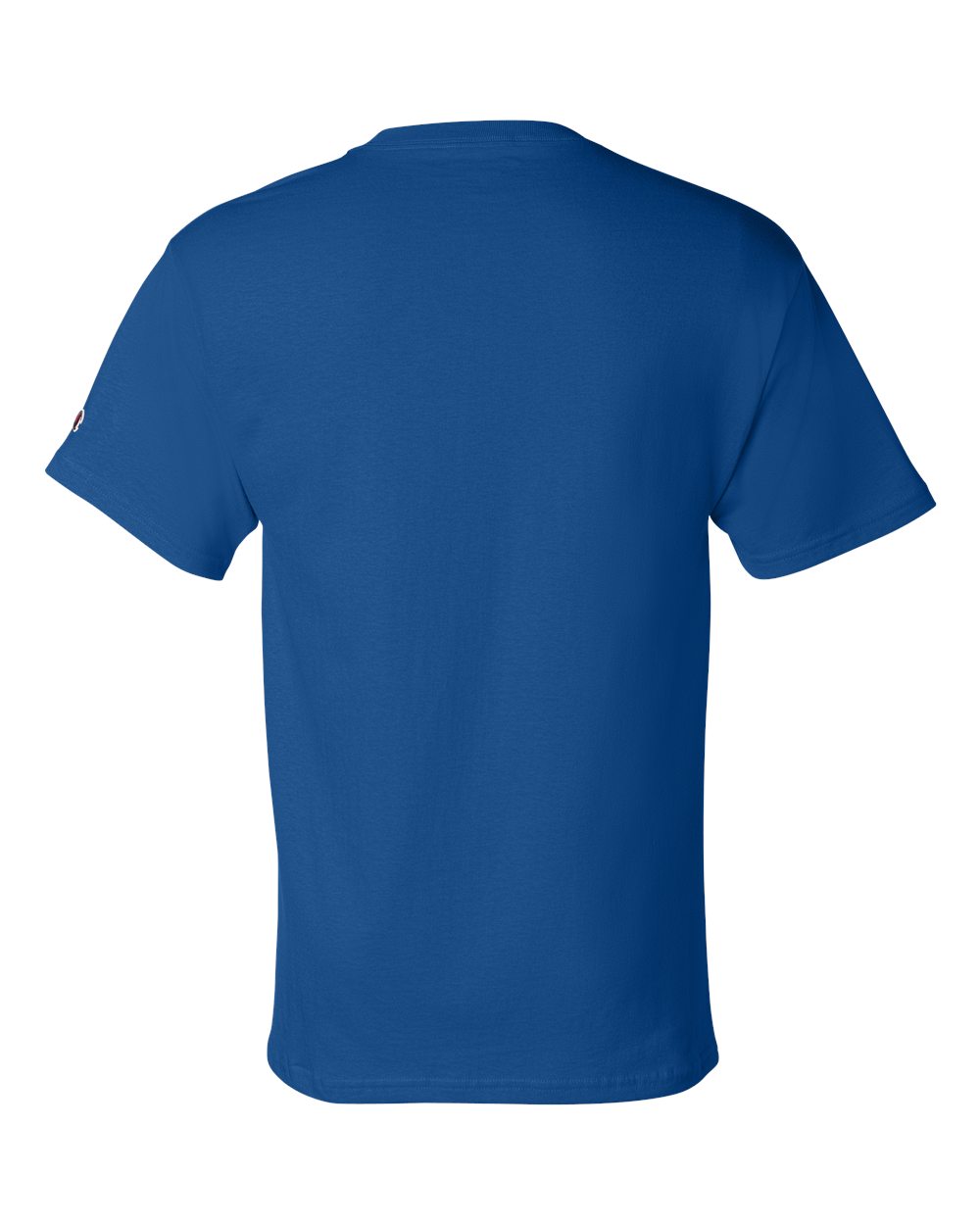Rear View of Royal Blue T-Shirt - T425