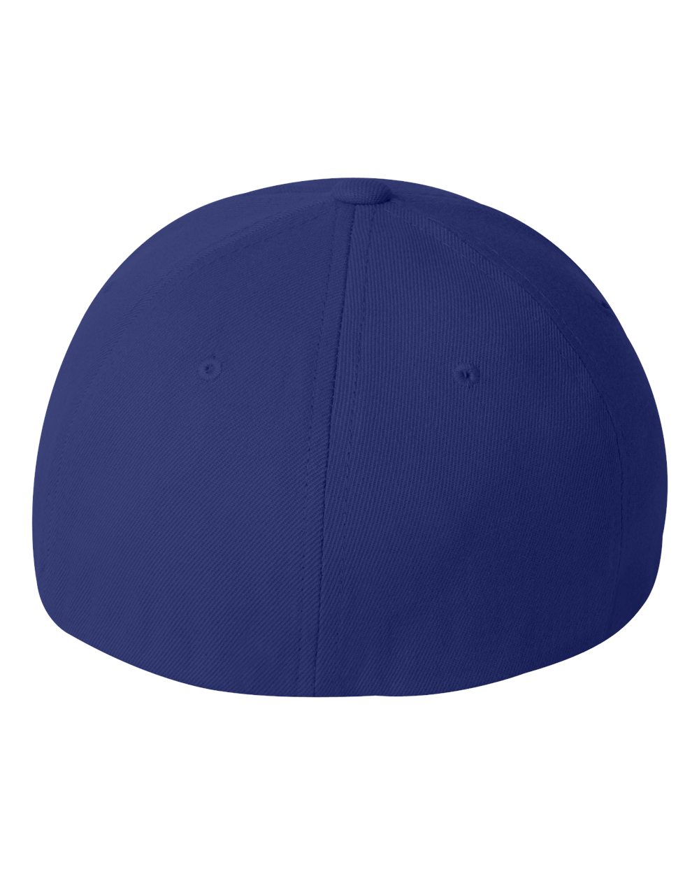 Front View of Royal Blue Wool-Blend Cap - 6477