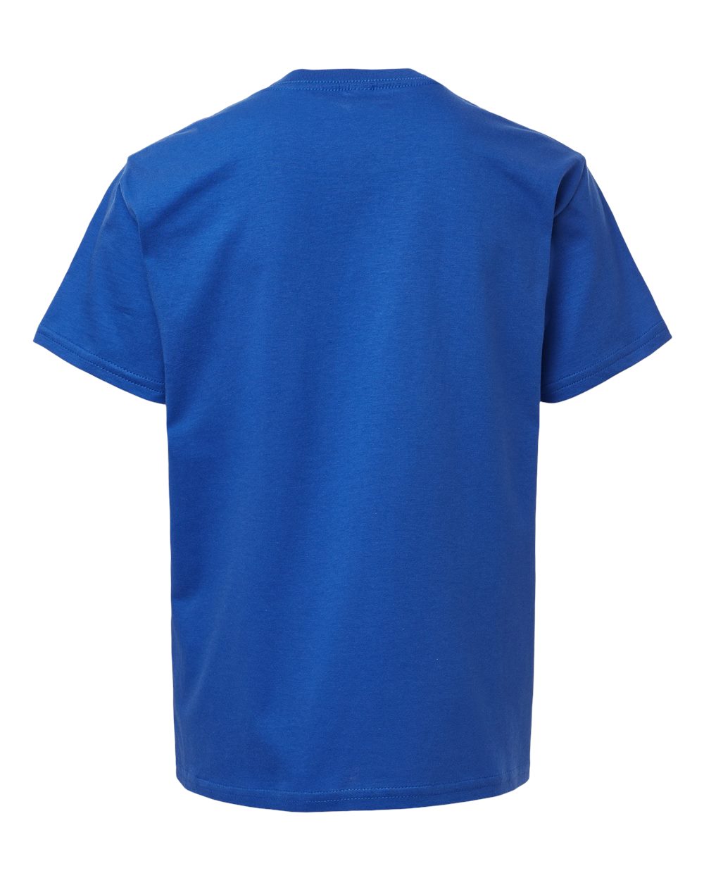 Front View of Royal Blue Youth Fine Jersey Tee - 2001Y