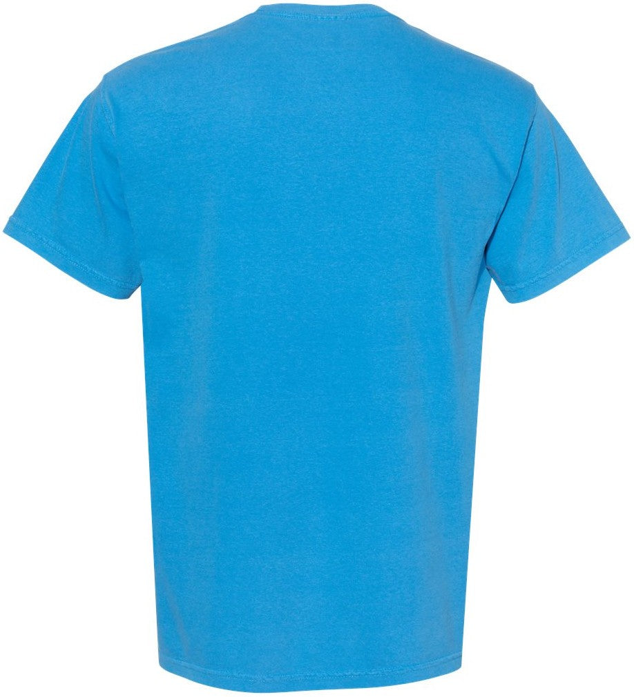 Front View of Royal Caribe Garment-Dyed Heavyweight Pocket T-Shirt - 6030