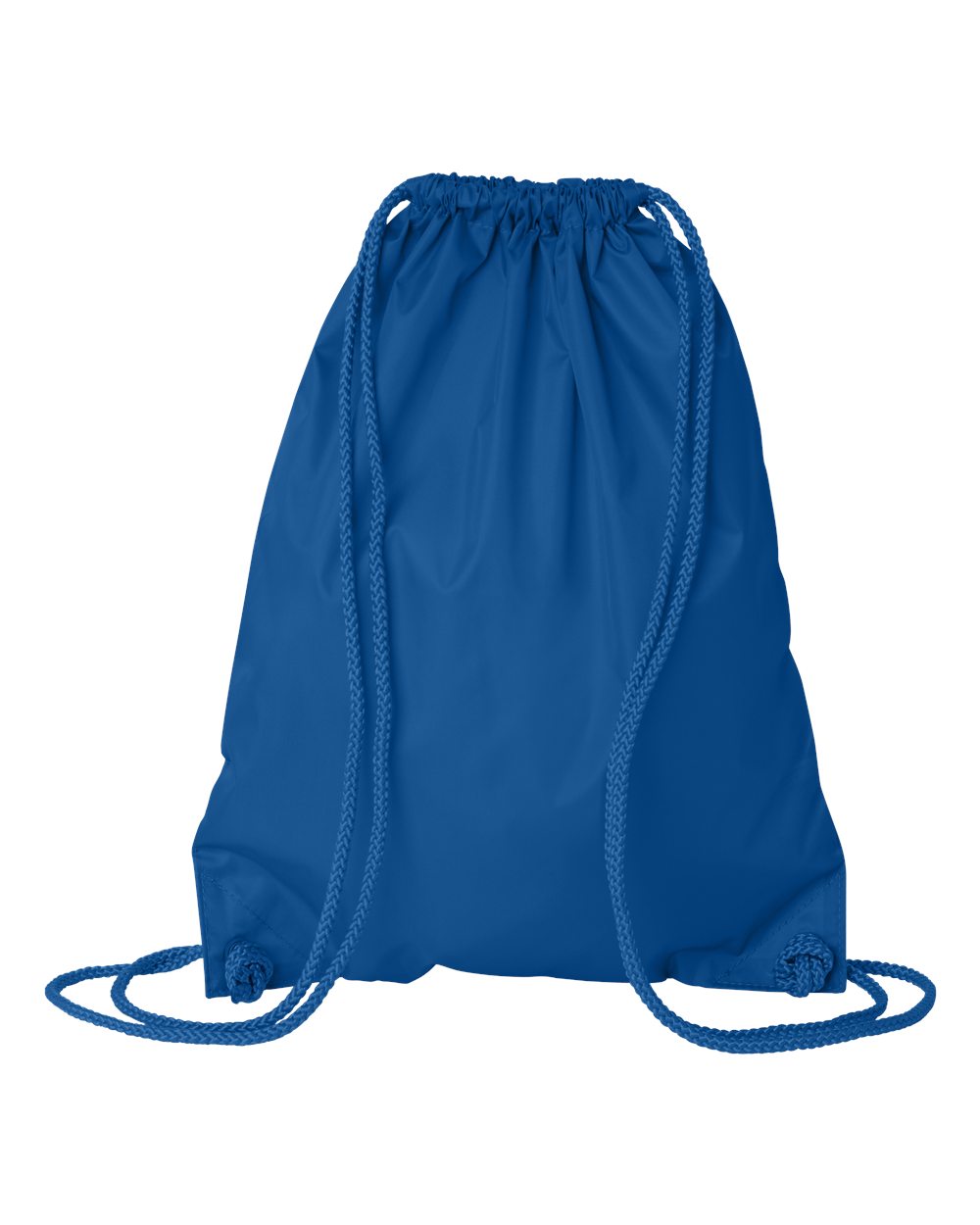 Front View of Royal Drawstring Pack with DUROcord - 8881