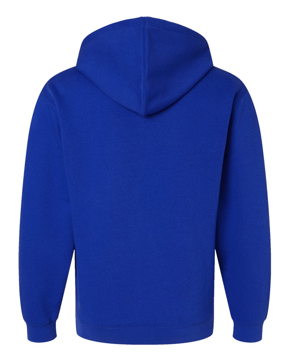Front View of Royal Elevated Fleece Basic Hoodie - 6926