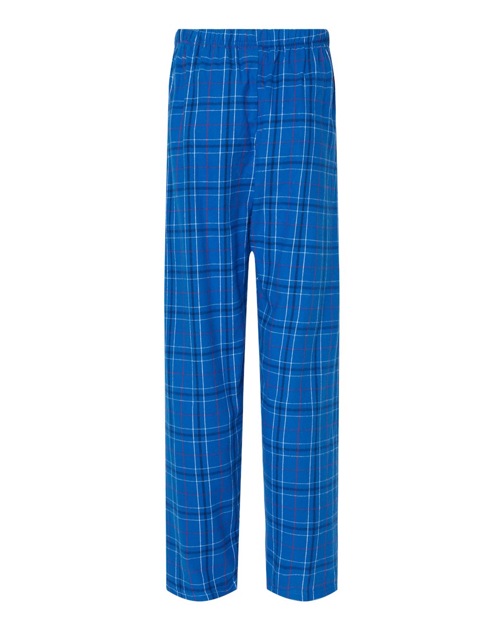 Front View of Royal Field Day Plaid Harley Flannel Pants - BM6624