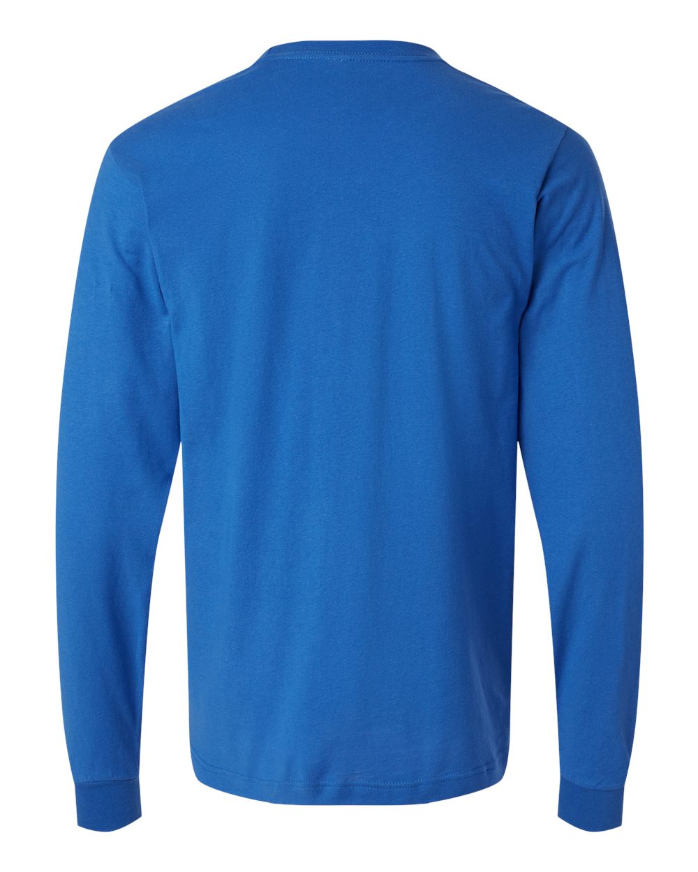 Front View of Royal Fine Jersey Long Sleeve T-Shirt - 202LS