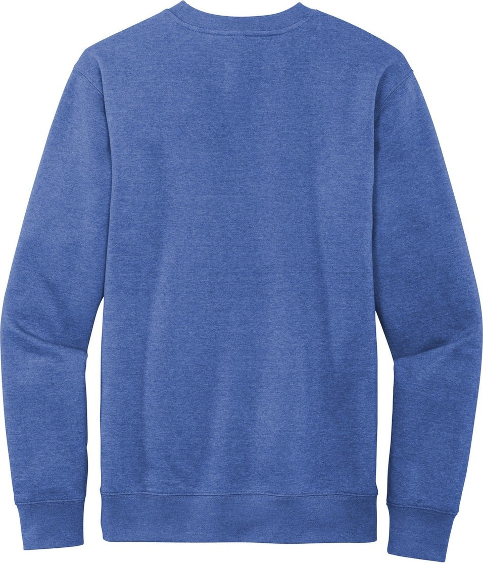 Front View of Royal Frost District V.I.T. Fleece Crew DT6104