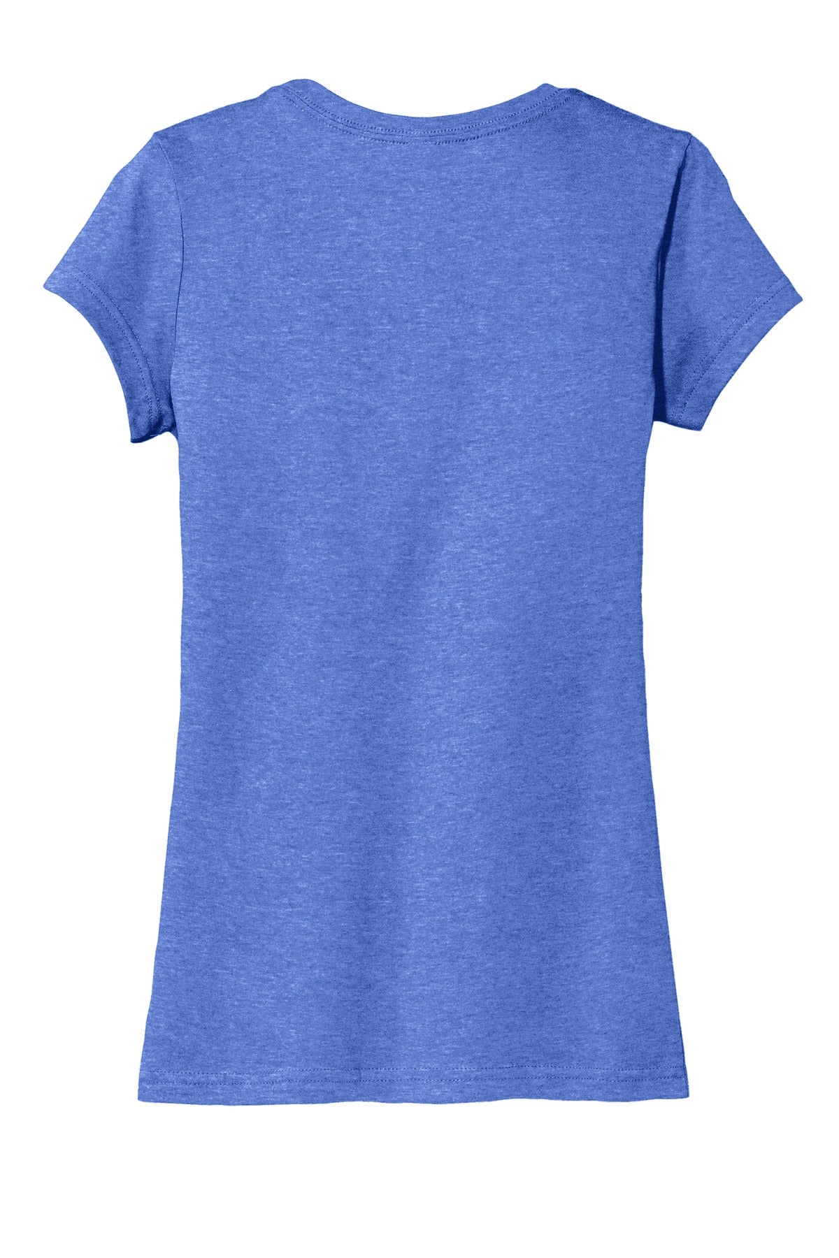 Front View of Royal Frost District Women's Fitted Very Important Tee . DT6001