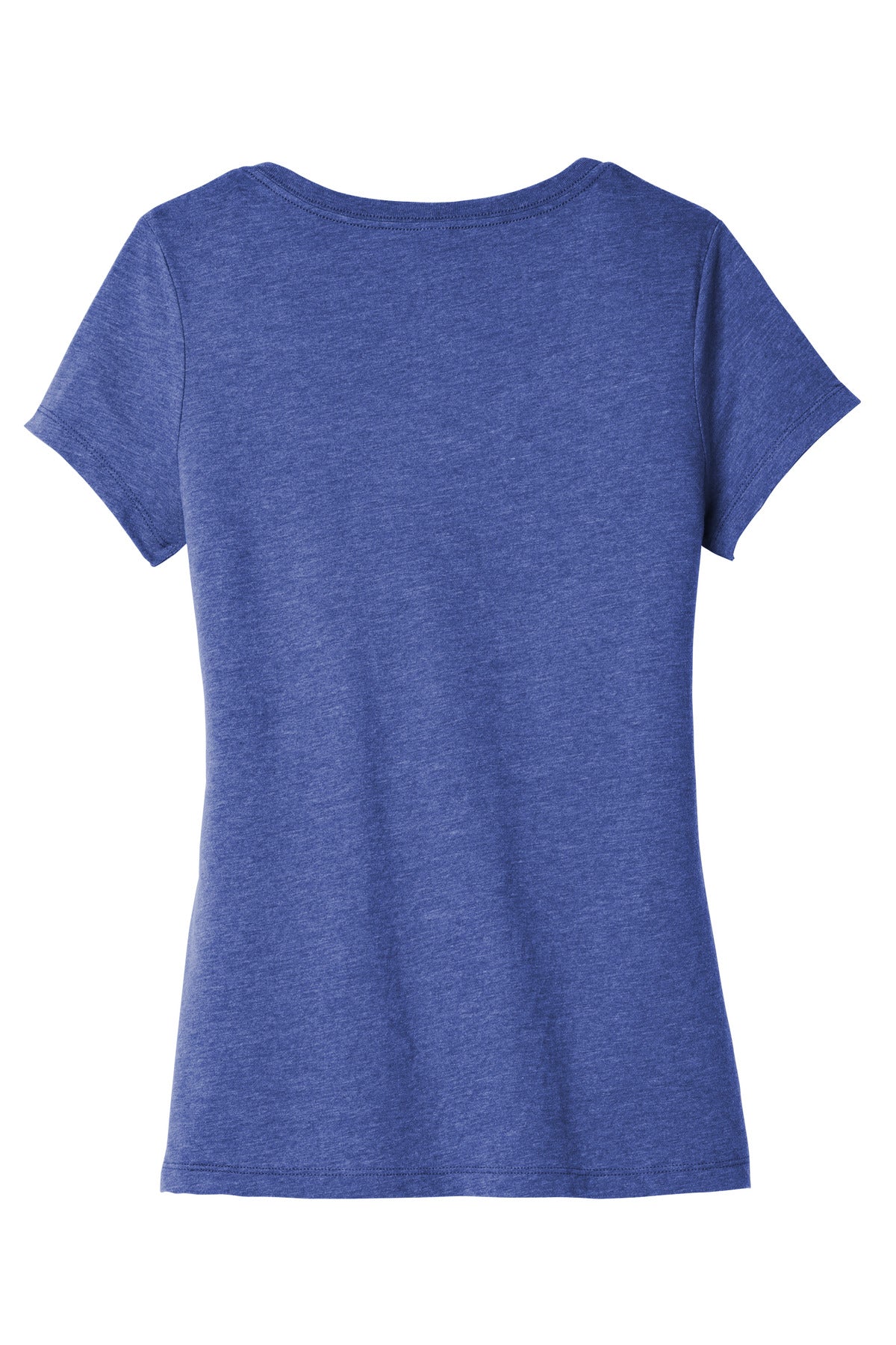 Rear View of Royal Frost District Women's Very Important Tee V-Neck. DT6503