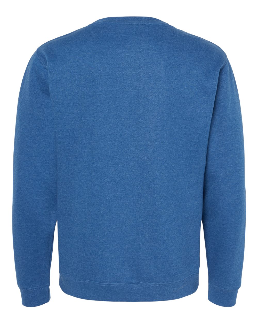 Front View of Royal Heather Midweight Crewneck Sweatshirt - SS3000