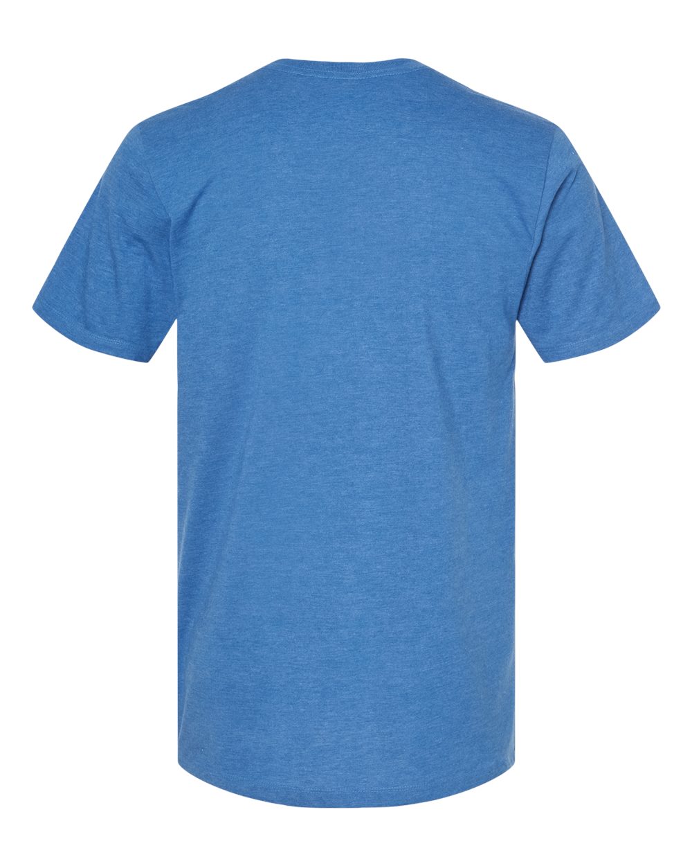 Front View of Royal Heather Premium Cotton Blend T-Shirt - 541