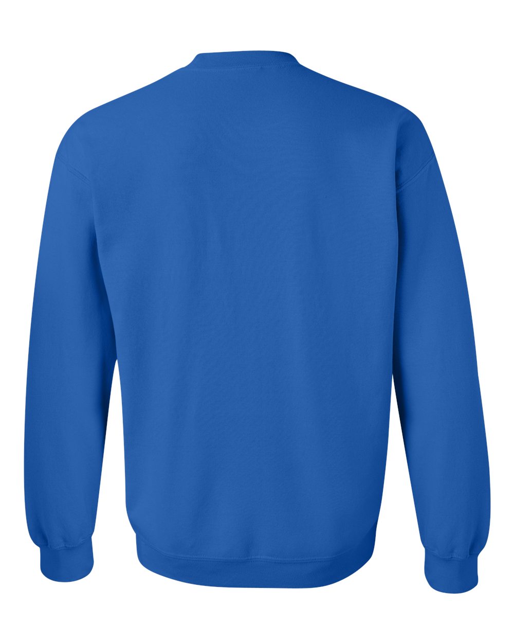Rear View of Royal Heavy Blend™ Crewneck Sweatshirt - 18000