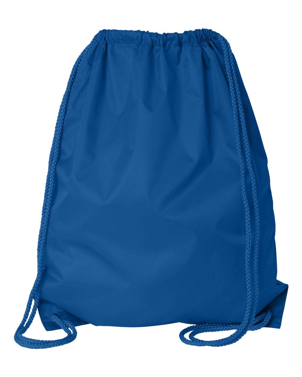 Front View of Royal Large Drawstring Pack with DUROcord - 8882