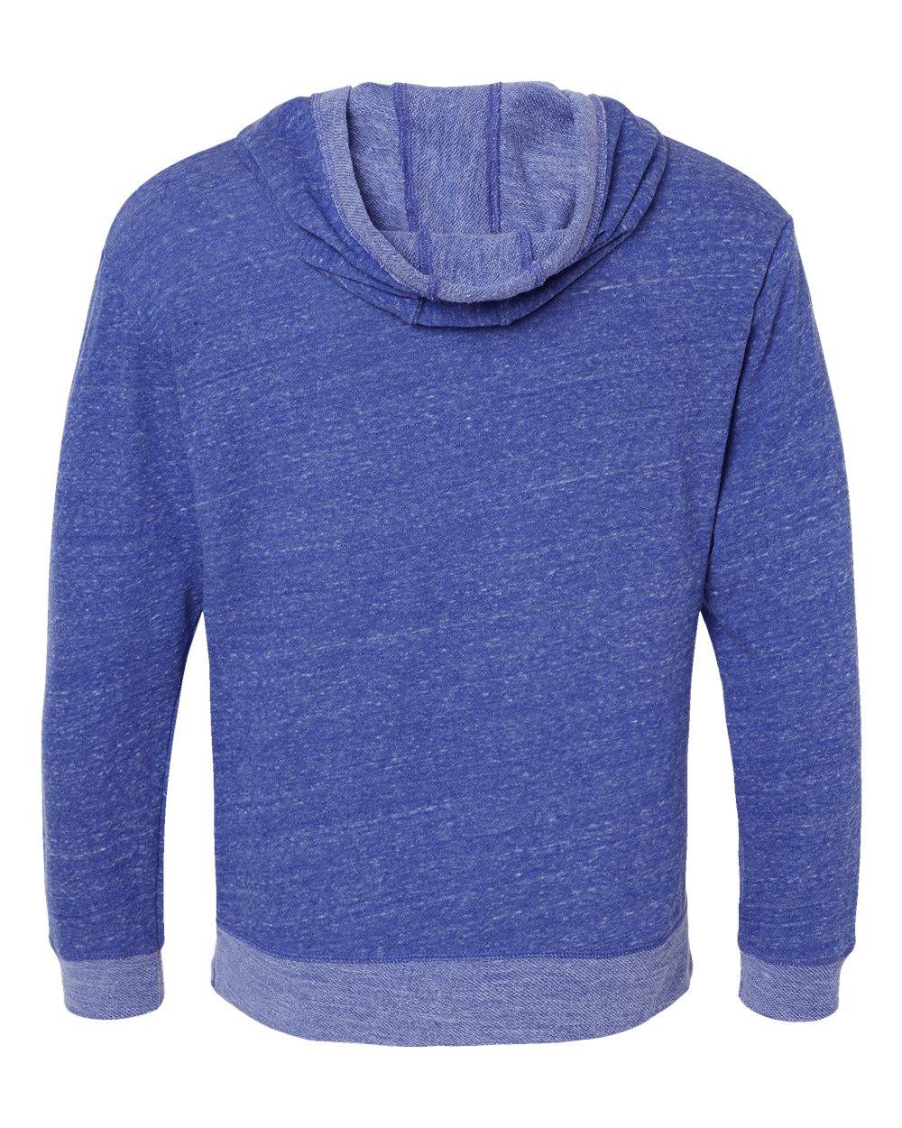 Front View of Royal Melange Harborside Mélange French Terry Hooded Pullover - 6779