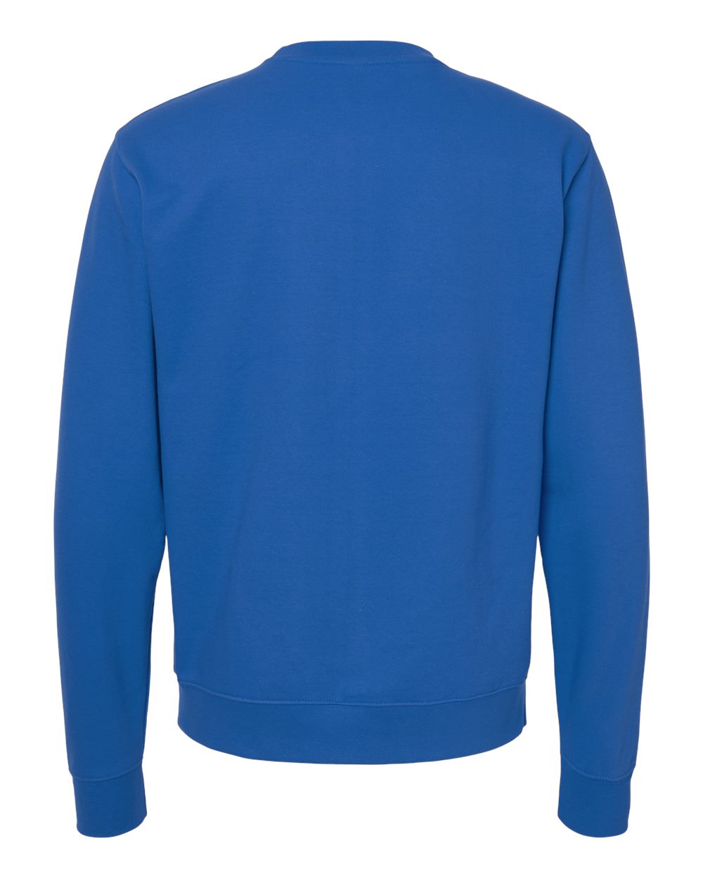 Front View of Royal Midweight Crewneck Sweatshirt - SS3000