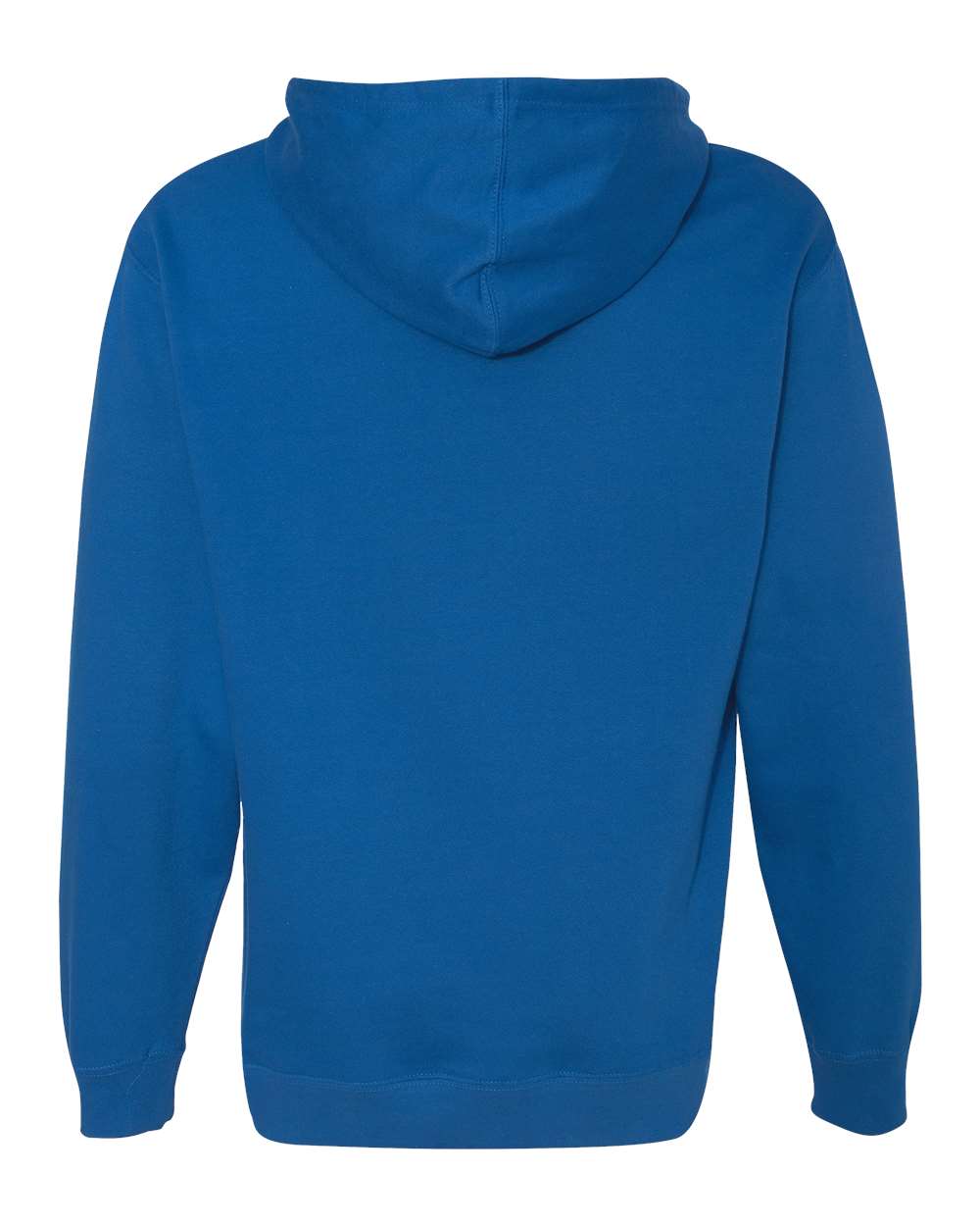 Front View of Royal Midweight Hooded Sweatshirt - SS4500