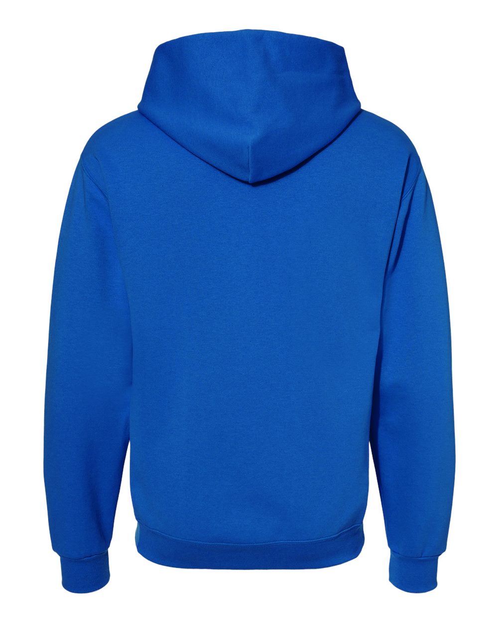 Front View of Royal NuBlend® Hooded Sweatshirt - 996MR