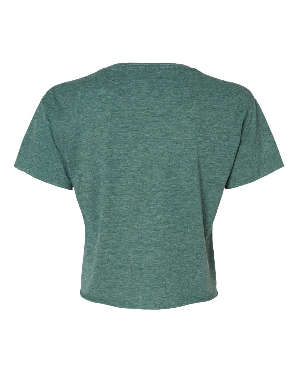 Front View of Royal Pine Women's Festival Crop Top - 5080