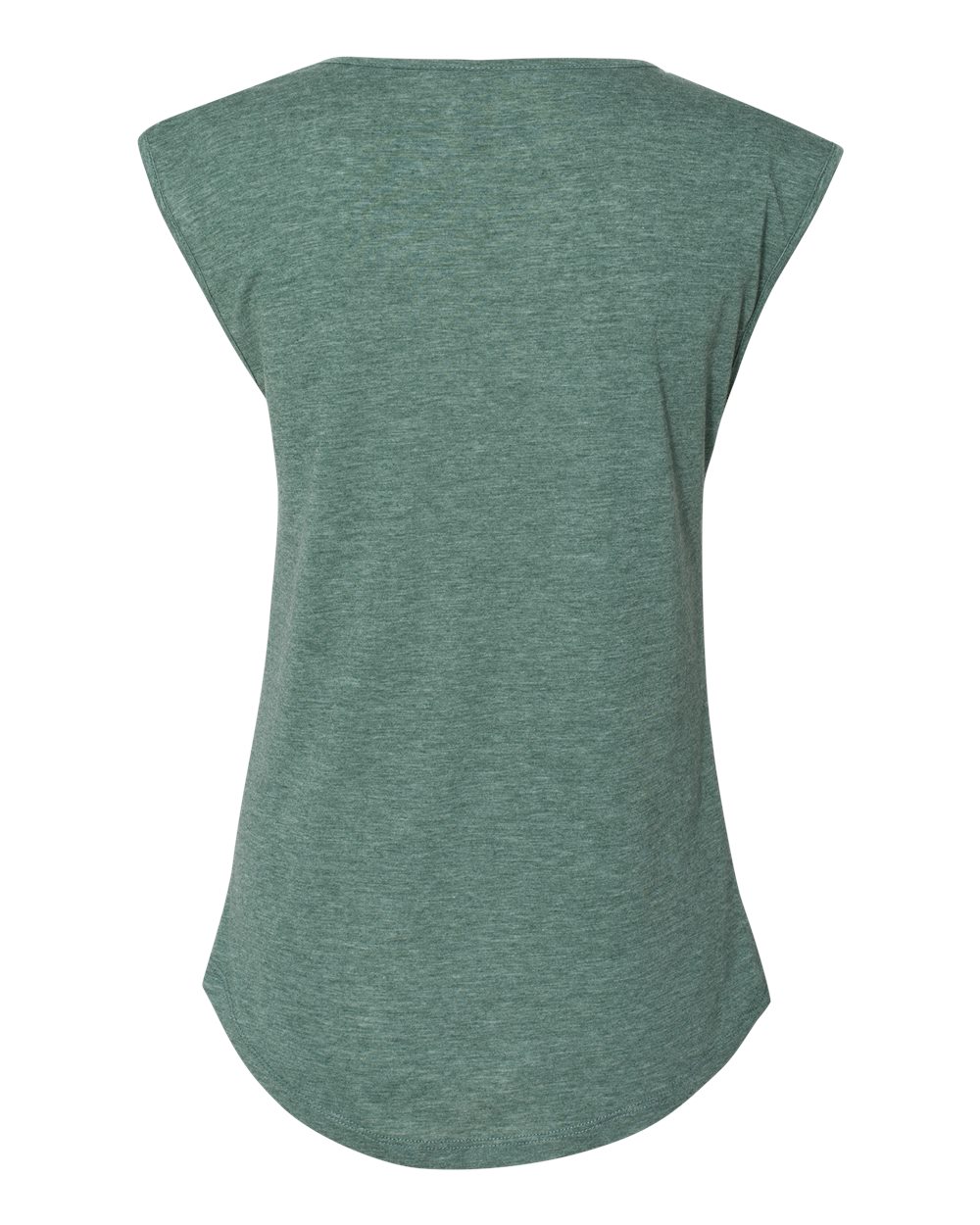 Rear View of Royal Pine Women&#39;s Festival Sleeveless Deep V-Neck T-Shirt - 5040
