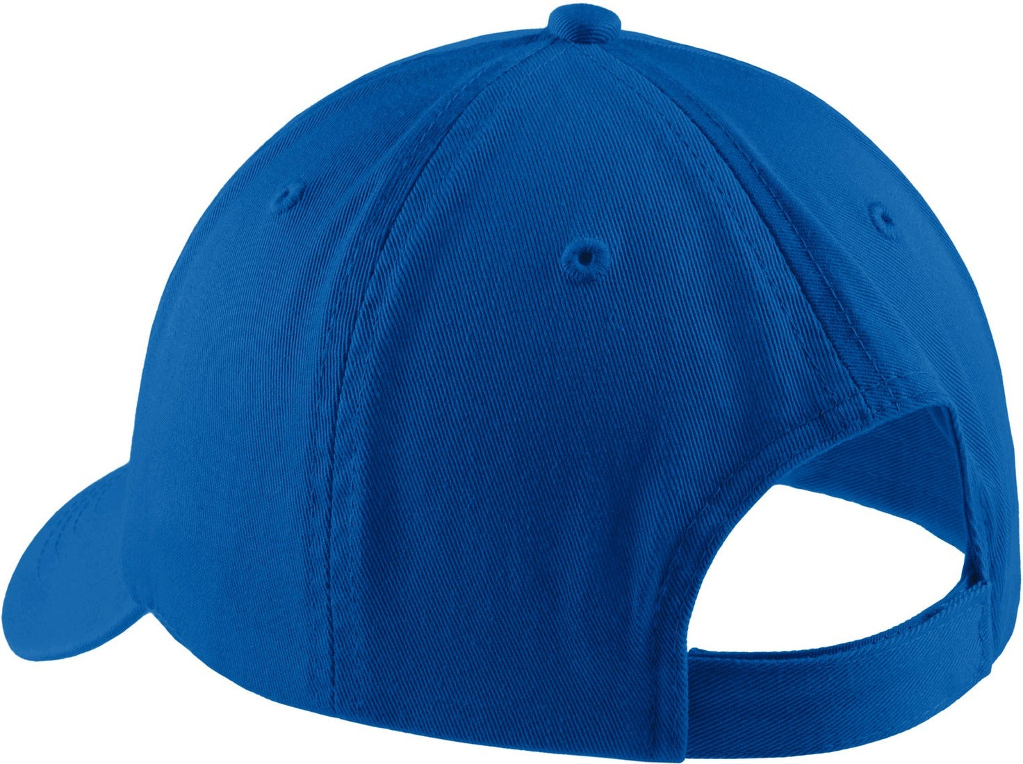 Front View of Royal Port Authority Washed Twill Cap. CP78