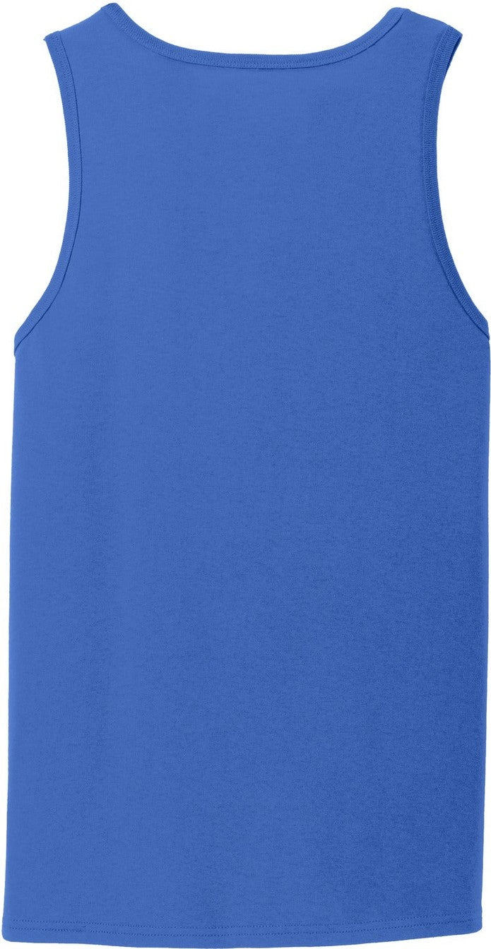Front View of Royal Port & Co Core Cotton Tank Top. PC54TT
