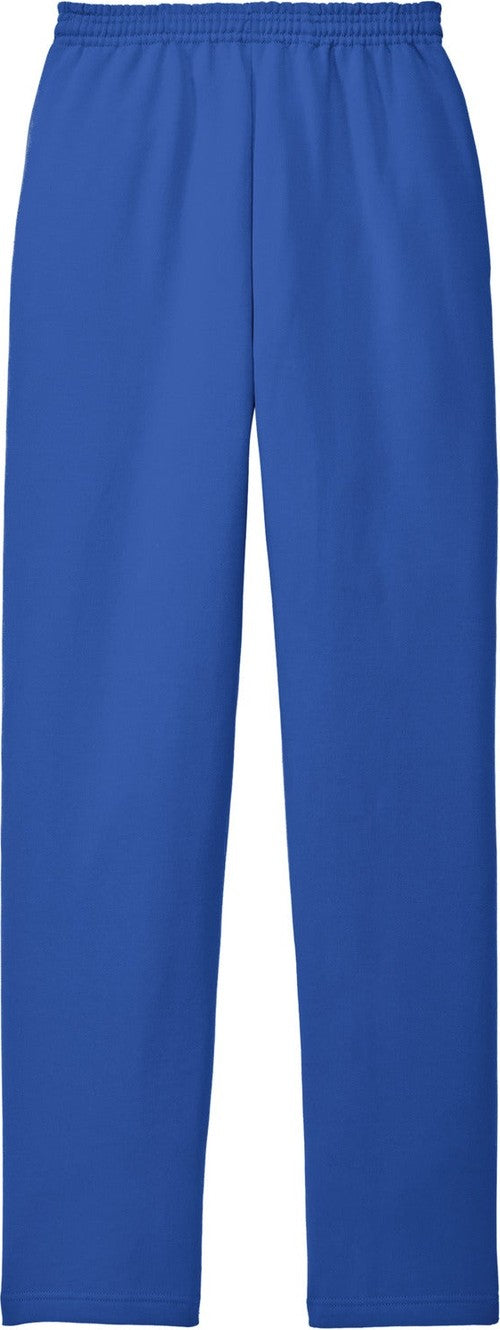 Front View of Royal Port & Co Core Fleece Sweatpant with Pockets. PC78P