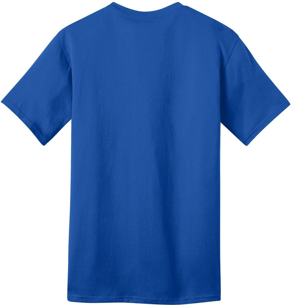 Front View of Royal Port & Co Ring Spun Cotton Tee. PC150