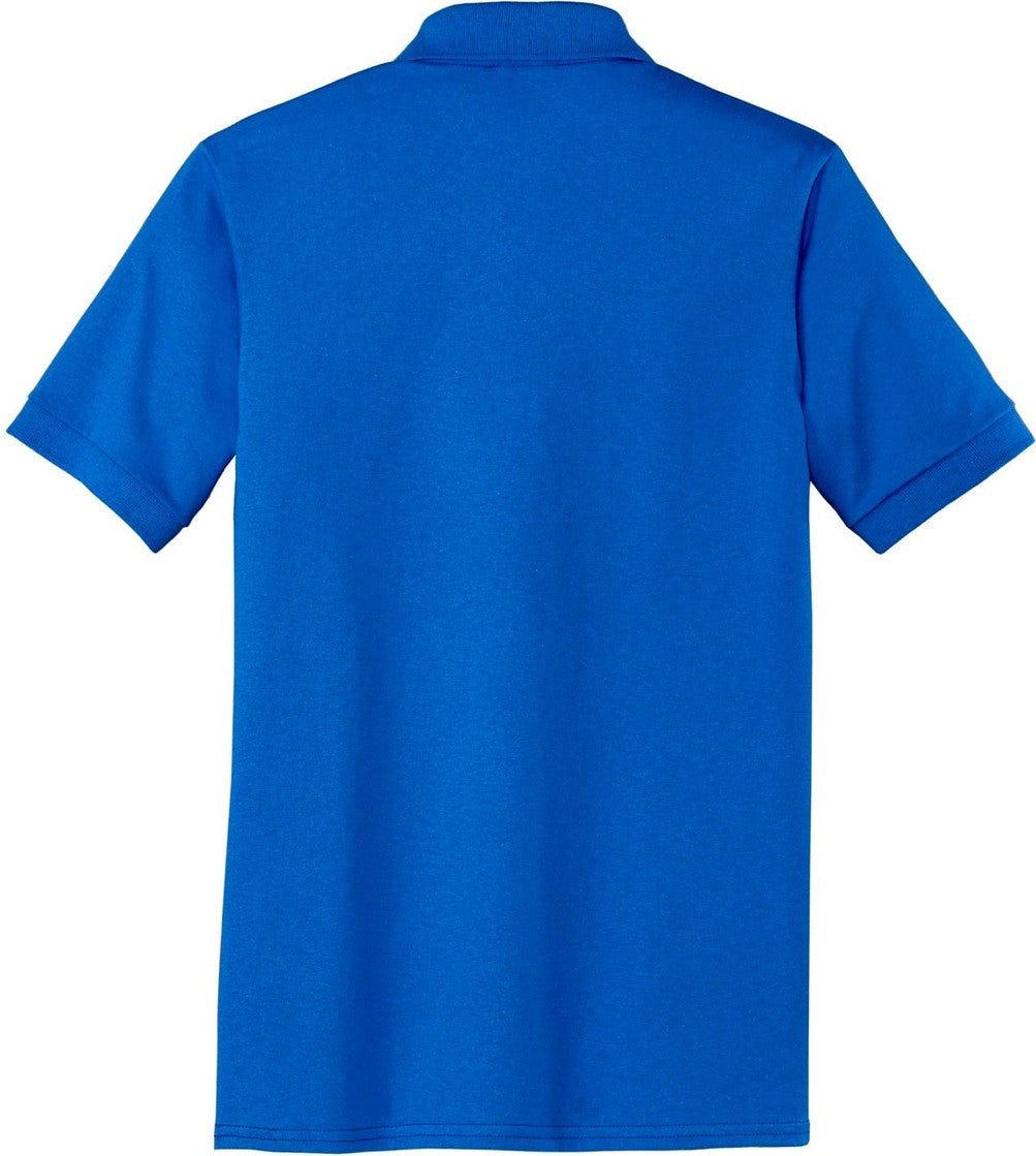 Front View of Royal Port & Co Tall Core Blend Jersey Knit Polo. KP55T