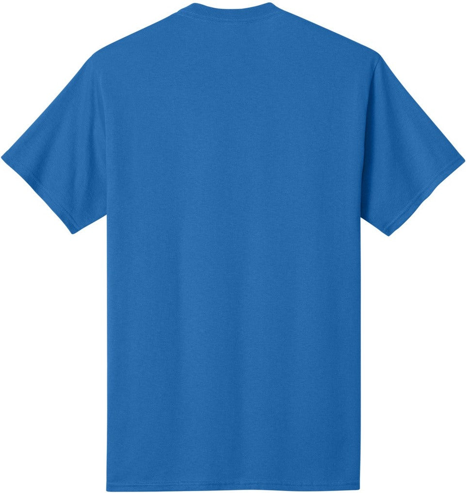 Front View of Royal Port & Co Tall Core Cotton Tee PC54T
