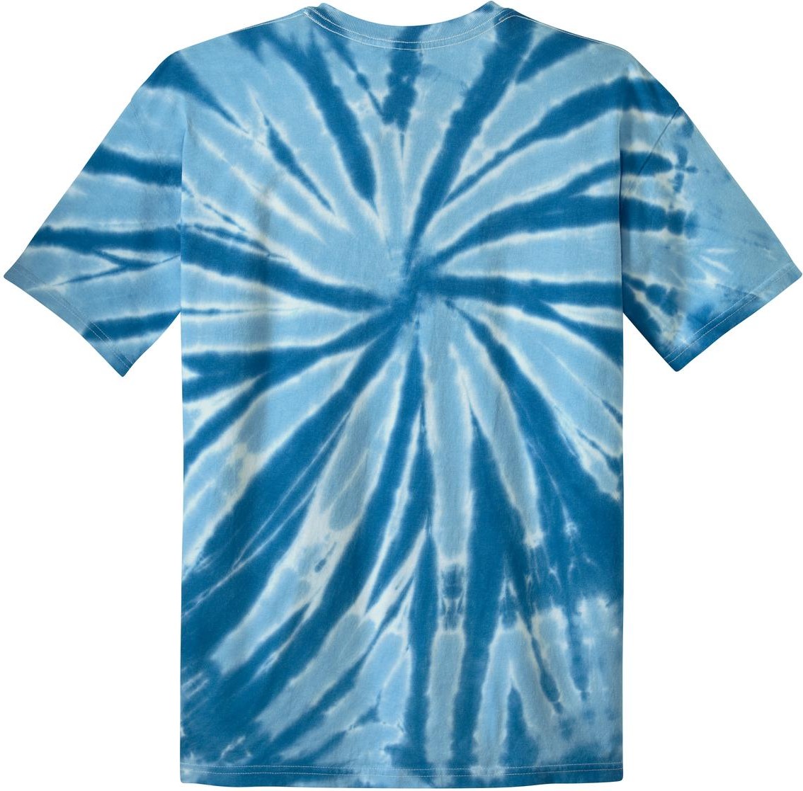Front View of Royal Port & Co Tie-Dye Tee. PC147