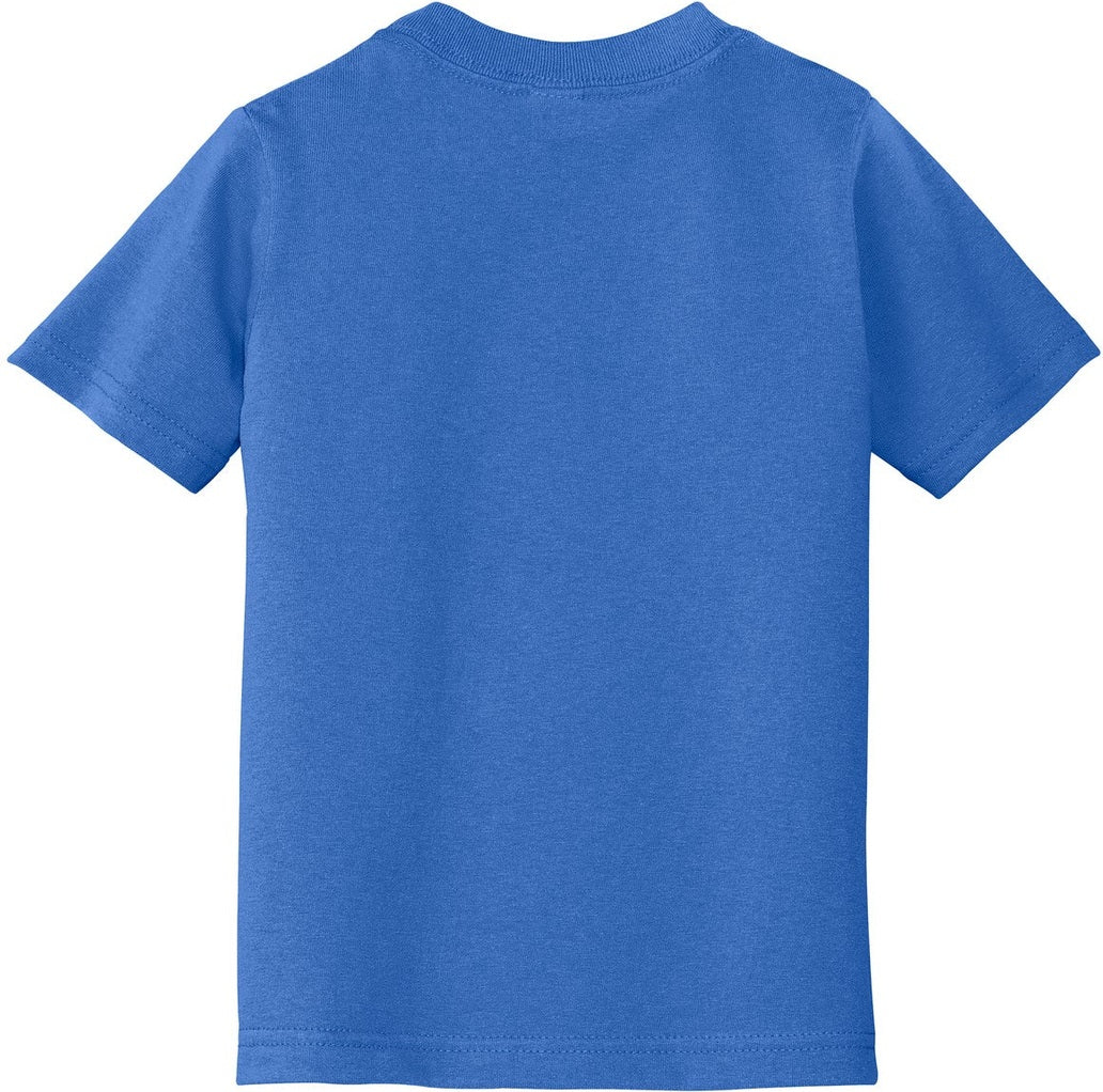 Front View of Royal Port & Co Toddler Core Cotton Tee. CAR54T