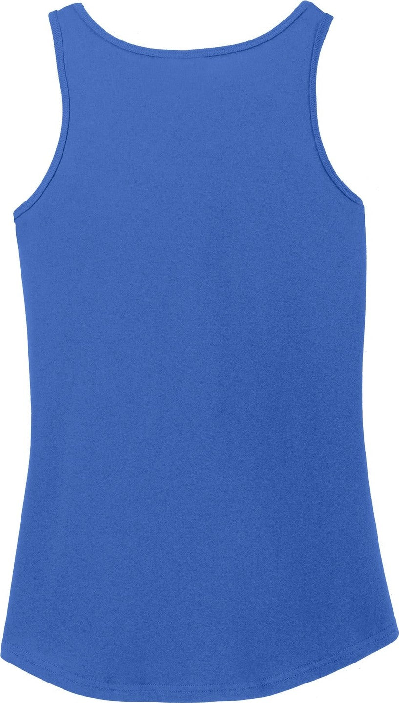 Front View of Royal Port & Co Women's Core Cotton Tank Top. LPC54TT