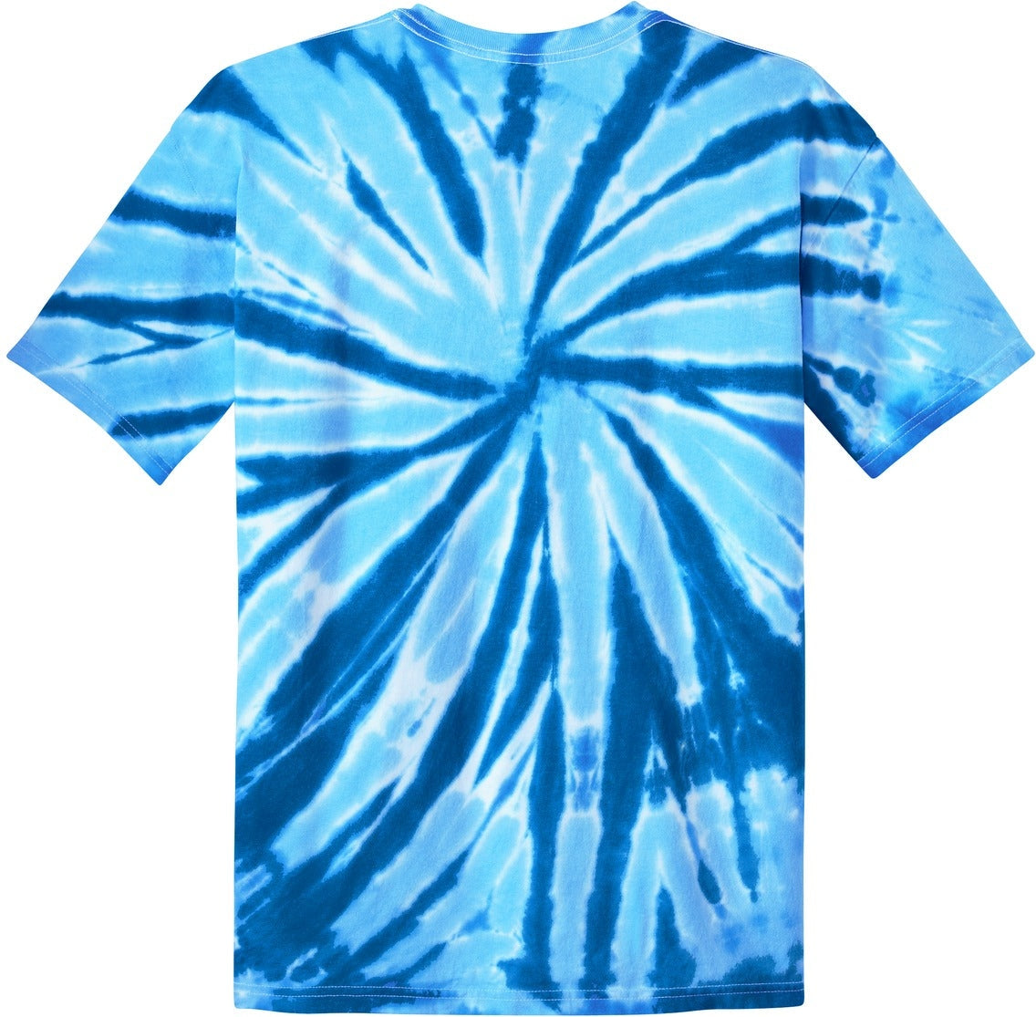 Front View of Royal Port & Co Youth Tie-Dye Tee. PC147Y