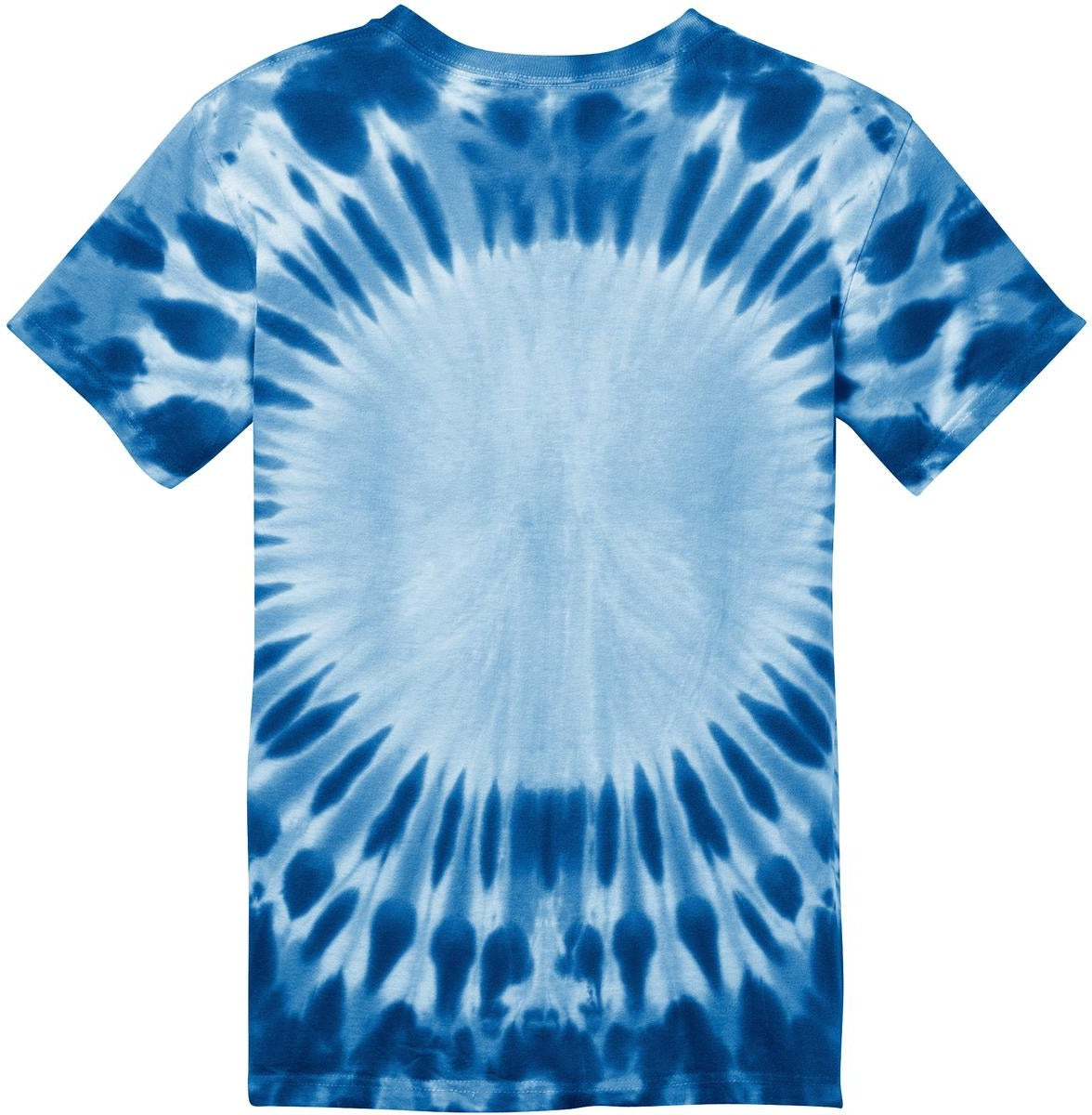Front View of Royal Port & Co Youth Window Tie-Dye Tee. PC149Y